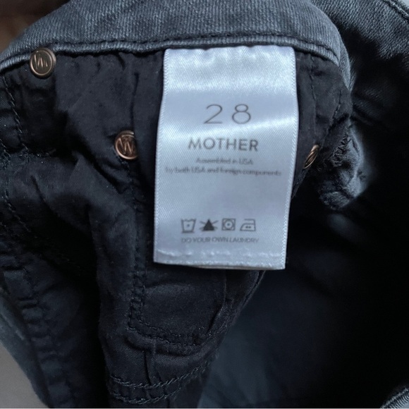 Mother high waisted looker ankle fray Dancing in the Moonlight denim Sz 28 - Picture 10 of 13